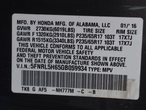 Used 2016 Honda Odyssey EX-L image 49