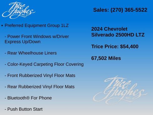 Used 2024 Chevrolet Silverado 2500 LTZ w/ LTZ Convenience Package AWD/4WD image 14