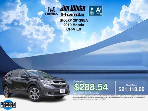 Used 2019 Honda CR-V EX image 3