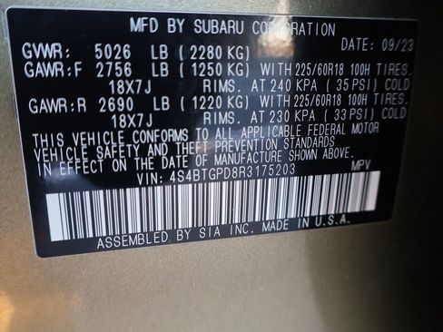 Used 2024 Subaru Outback Touring XT image 40