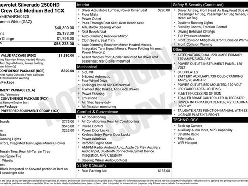Used 2022 Chevrolet Silverado 2500 Custom w/ Custom Value Package AWD/4WD image 14