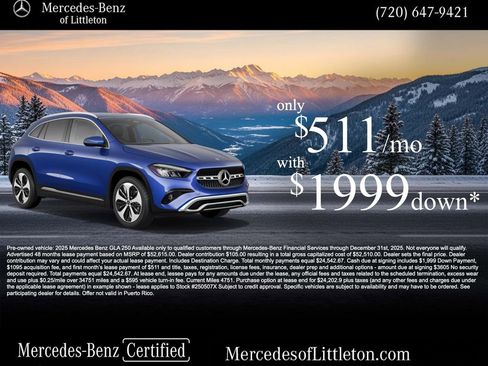 Certified 2025 Mercedes-Benz GLA 250 4MATIC image 3
