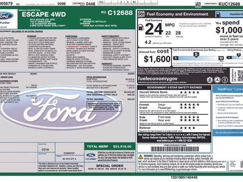 Used 2019 Ford Escape SEL AWD/4WD image 6