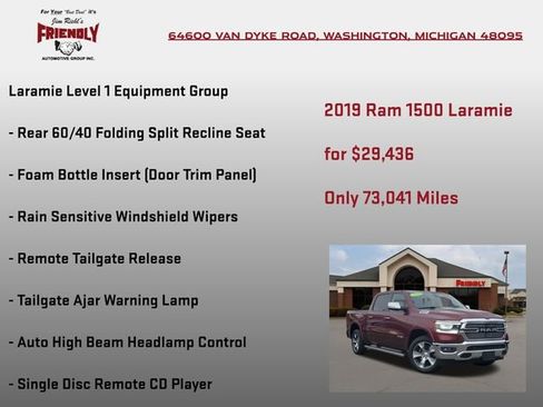 Used 2019 RAM 1500 Laramie image 5