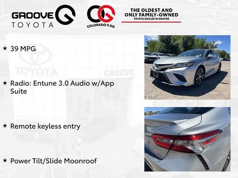 Used 2019 Toyota Camry SE w/ Audio Package FWD image 4