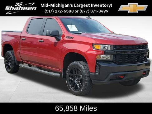 Certified 2021 Chevrolet Silverado 1500 Custom Trail Boss w/ Safety Confidence Package AWD/4WD image 2