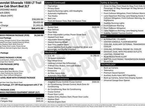 Used 2024 Chevrolet Silverado 1500 LT Trail Boss w/ LT Trail Boss Premium Package AWD/4WD image 6
