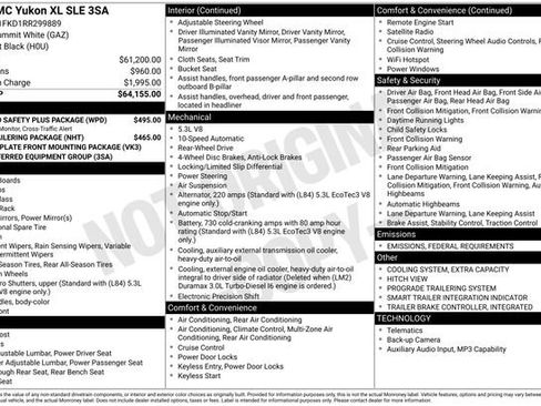 Used 2024 GMC Yukon XL SLE w/ Gmc Pro Safety Plus Package image 34