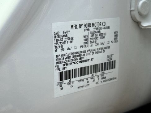 Used 2022 Ford Explorer ST w/ Equipment Group 401A RWD image 41