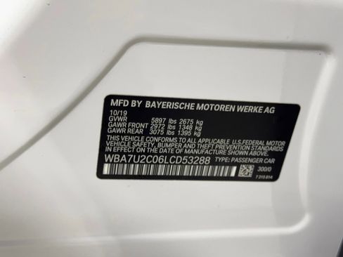 Used 2020 BMW 750i xDrive w/ Autobahn Package image 49