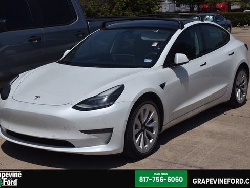 Used 2021 Tesla Model 3 Long Range AWD/4WD image 1