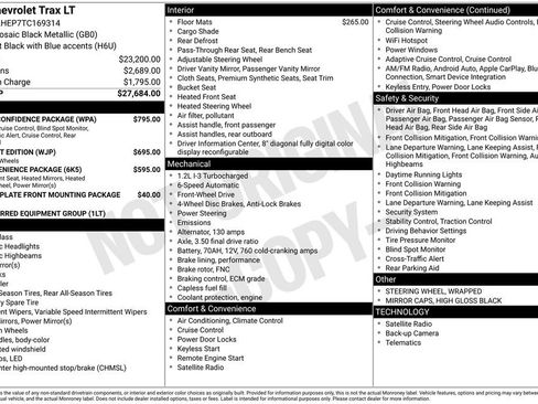New 2026 Chevrolet Trax LT w/ Driver Confidence Package FWD image 25