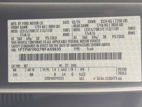 Used 2024 Ford F150 Raptor AWD/4WD image 38