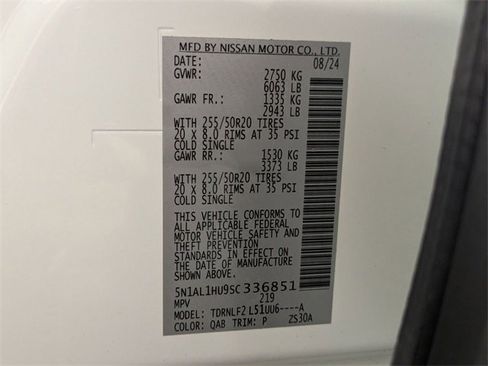 Certified 2025 INFINITI QX60 Autograph w/ Cargo Package image 39