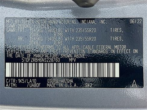 Used 2022 Toyota Highlander Platinum image 34