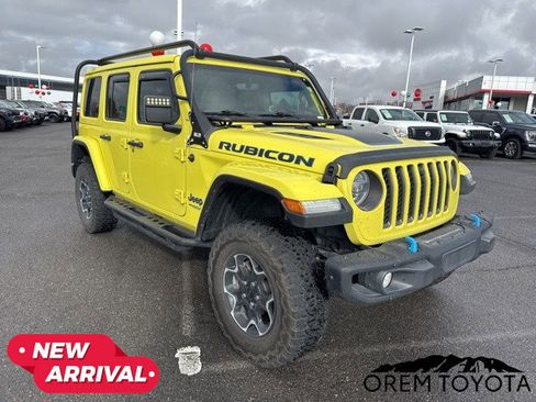 Used 2022 Jeep Wrangler Unlimited Rubicon 4xe w/ Steel Bumper Group image 19