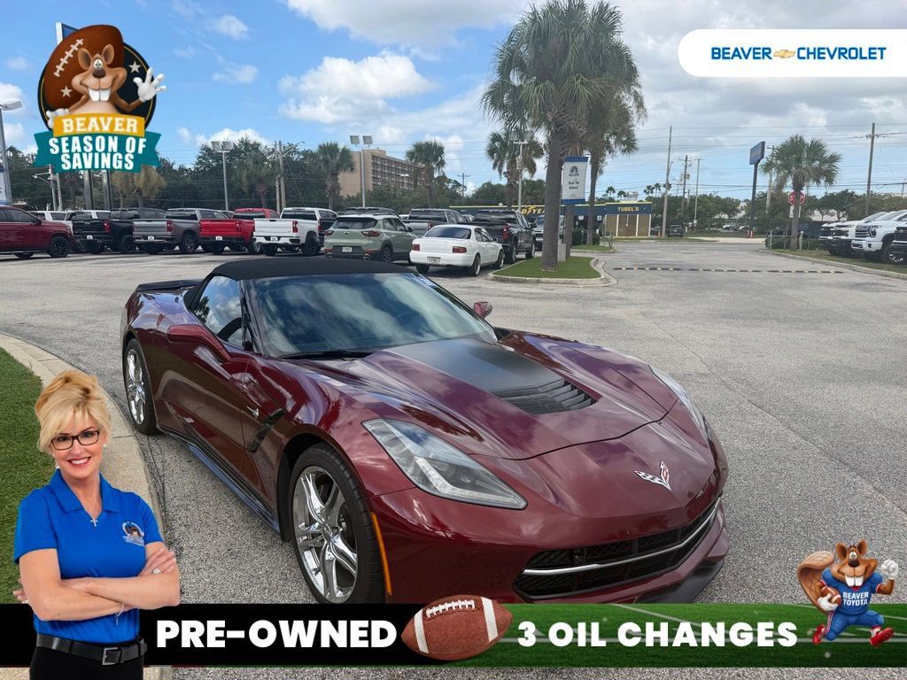Used 2017 Chevrolet Corvette Stingray Convertible w/ 2LT Preferred Equipment Group RWD image 2