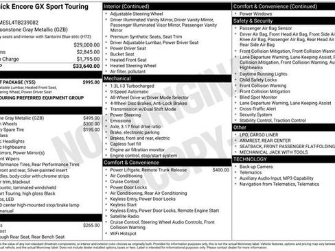 New 2026 Buick Encore GX Sport Touring w/ Comfort Package AWD/4WD image 37