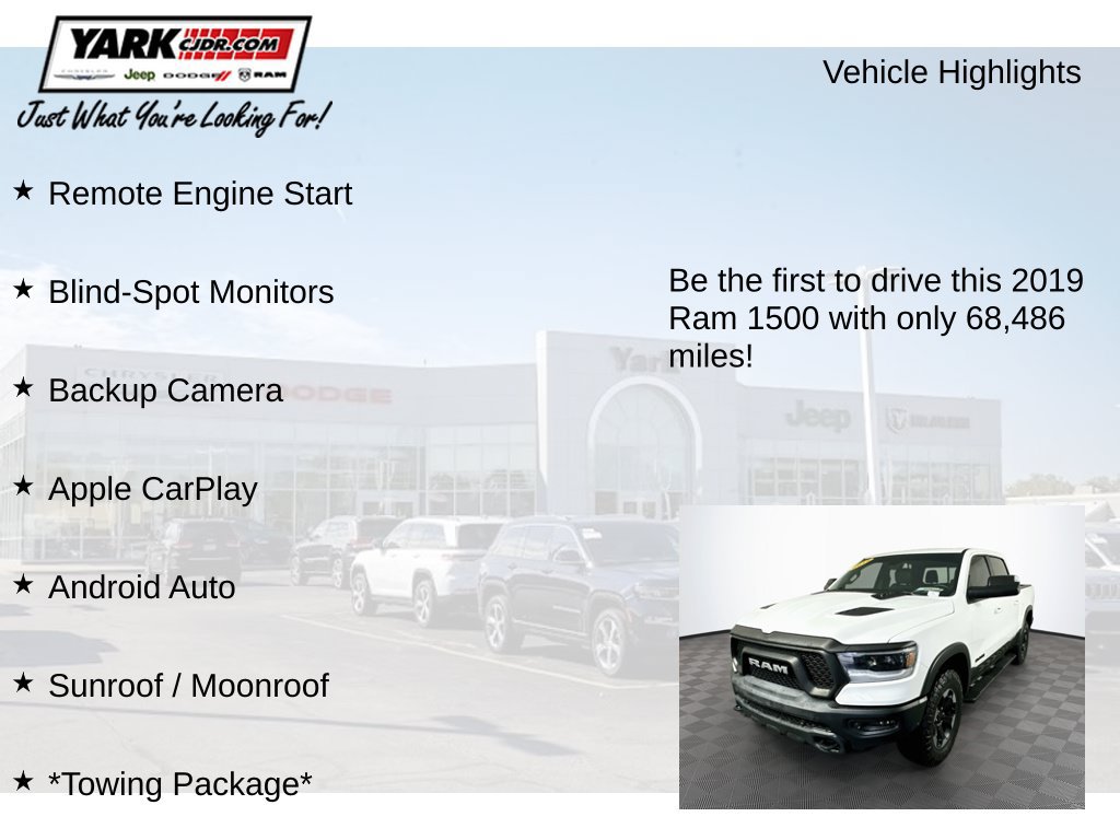Used 2019 RAM 1500 Rebel w/ Rebel Level 2 Equipment Group AWD/4WD image 13