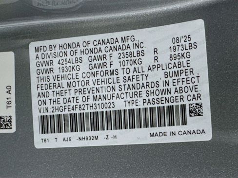New 2026 Honda Civic Sport Touring image 33