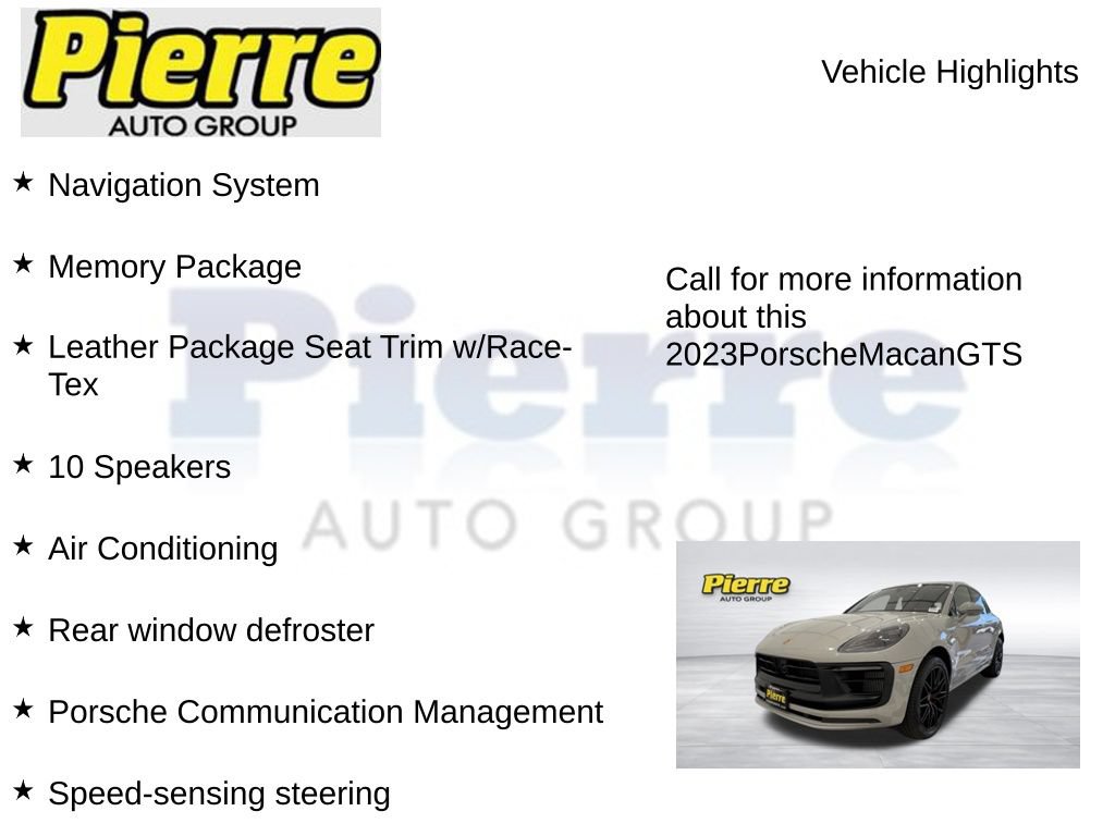 Used 2023 Porsche Macan GTS AWD/4WD image 14