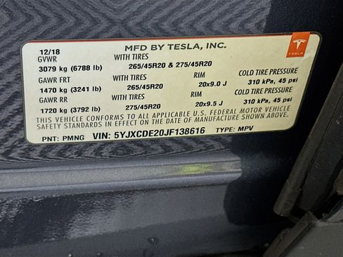 Used 2018 Tesla Model X 100D image 12