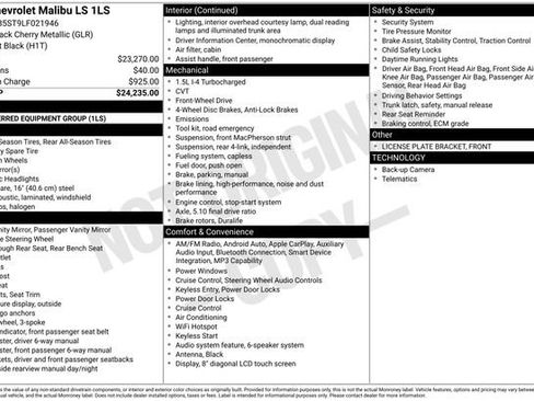 Used 2020 Chevrolet Malibu LS image 4