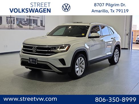 Certified 2023 Volkswagen Atlas Cross Sport SE w/ Panoramic Sunroof Package FWD image 1