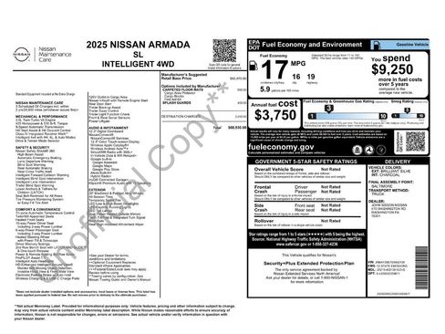 New 2025 Nissan Armada SL image 6