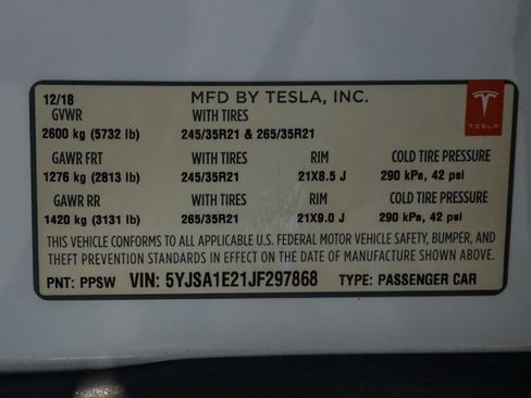 Used 2018 Tesla Model S 75D AWD/4WD image 31