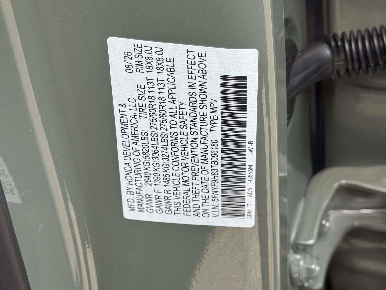 New 2026 Honda Passport TrailSport Elite image 18