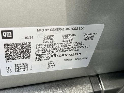 Used 2024 Chevrolet Tahoe RST w/ RST Performance Edition AWD/4WD image 18