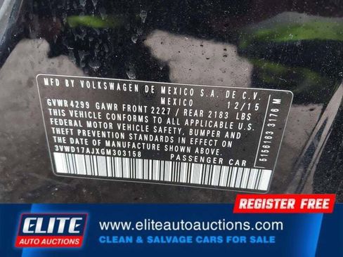 Used 2016 Volkswagen Jetta Sport w/ Lighting Package image 17