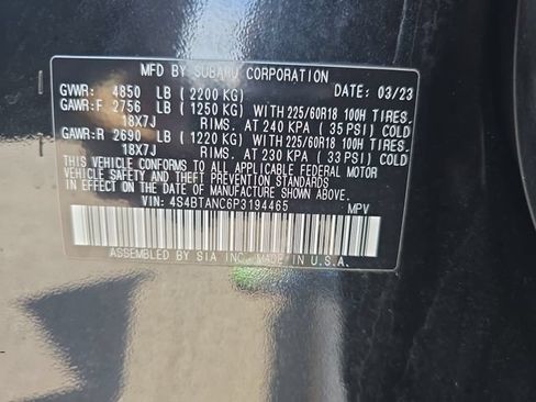 Used 2023 Subaru Outback Limited AWD/4WD image 38