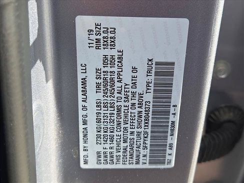 Used 2019 Honda Ridgeline Sport image 24