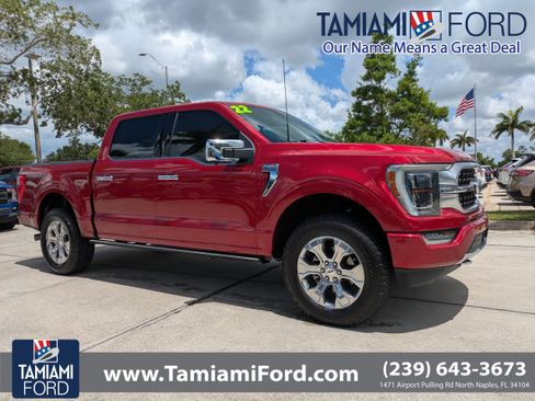 Certified 2022 Ford F150 Platinum w/ Equipment Group 701A High AWD/4WD image 1