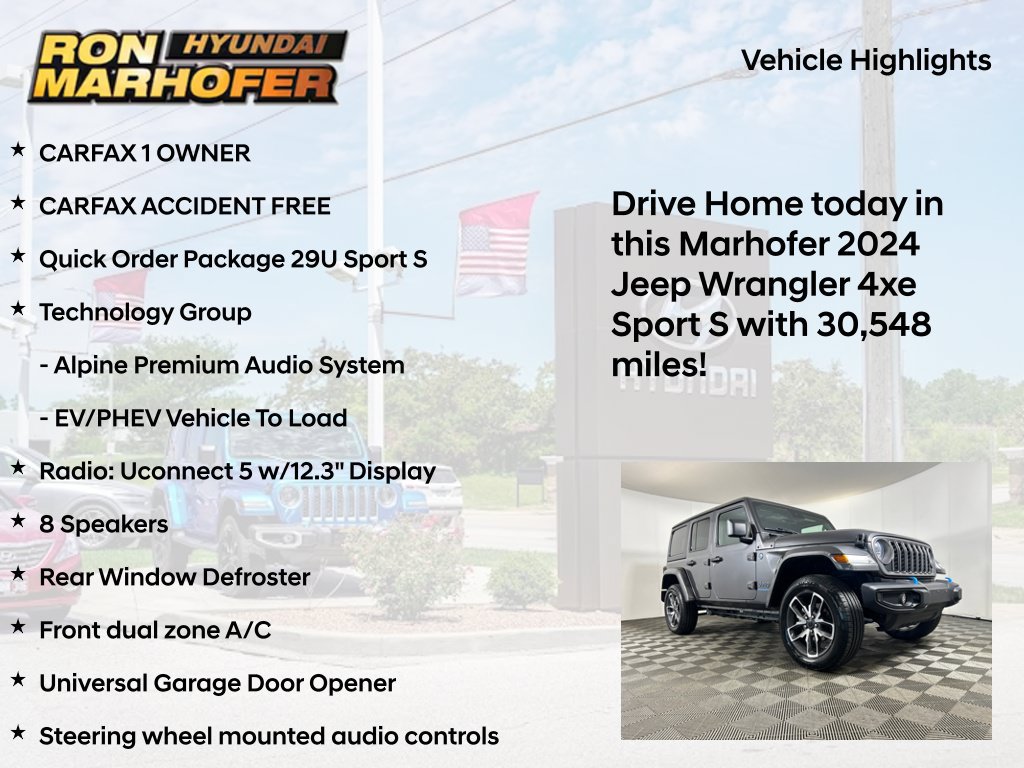 Used 2024 Jeep Wrangler Unlimited w/ Convenience Group AWD/4WD image 15