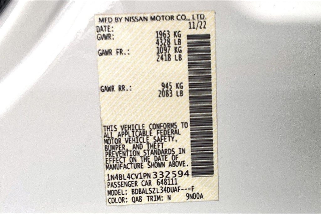 Used 2023 Nissan Altima 2.5 SR w/ SR Premium Package FWD image 18