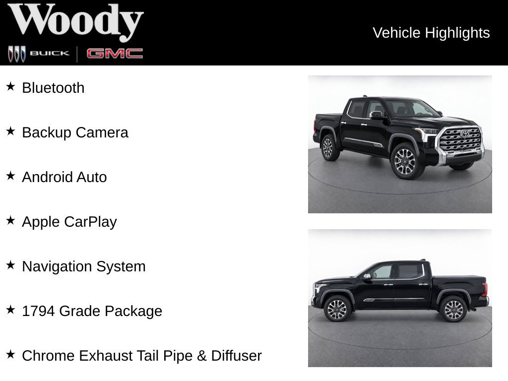 Used 2025 Toyota Tundra 1794 Edition AWD/4WD image 3