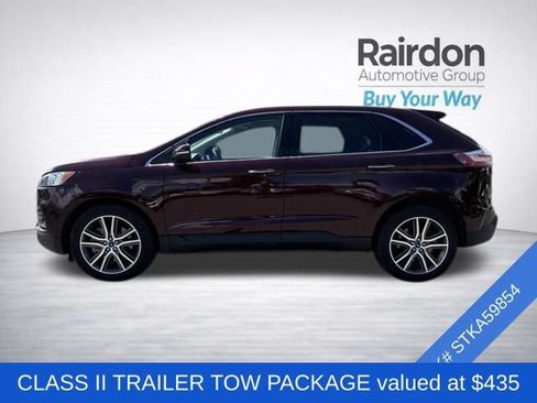 Used 2021 Ford Edge Titanium w/ Class II Trailer Tow Package AWD/4WD image 4
