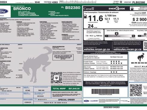 Certified 2023 Ford Bronco Big Bend AWD/4WD image 34