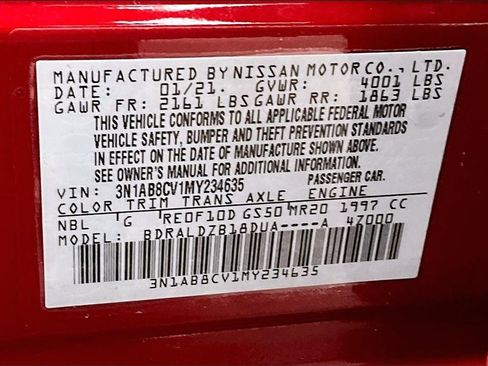 Used 2021 Nissan Sentra SV image 17