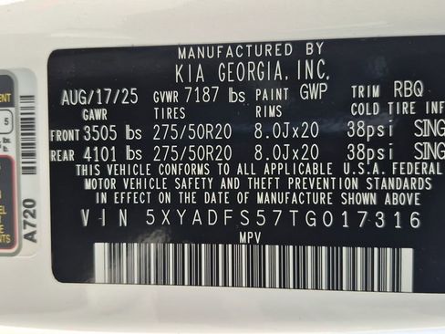 New 2026 Kia EV9 Land w/ Nightfall Edition Package image 29