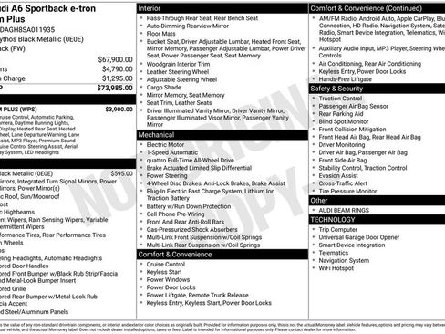 Used 2025 Audi A6 e-tron Premium Plus w/ Premium Plus image 33