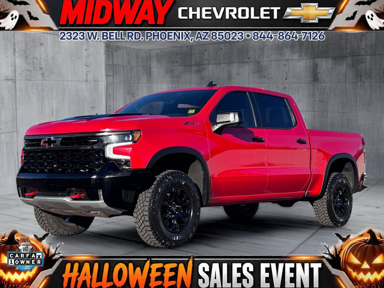 Used 2023 Chevrolet Silverado 1500 ZR2 w/ Technology Package AWD/4WD image 1