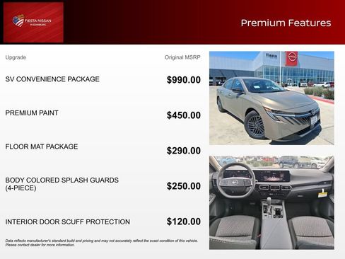 New 2026 Nissan Sentra SV w/ SV Convenience Package FWD image 3