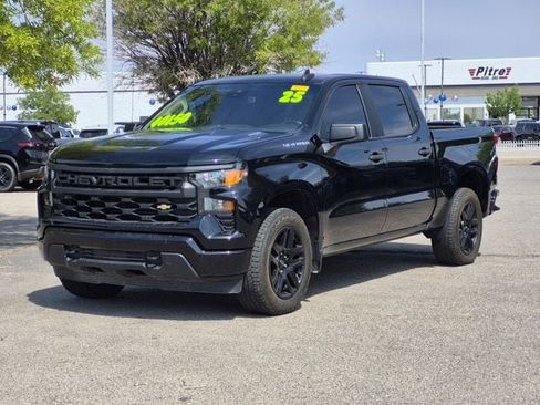 Used 2025 Chevrolet Silverado 1500 Custom w/ Turbomax Blackout Package RWD image 2