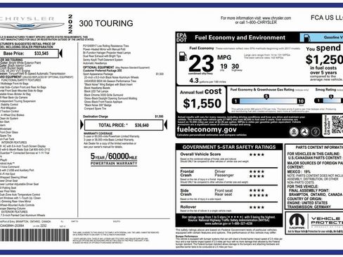 Used 2022 Chrysler 300 Touring w/ Sport Appearance Package image 4