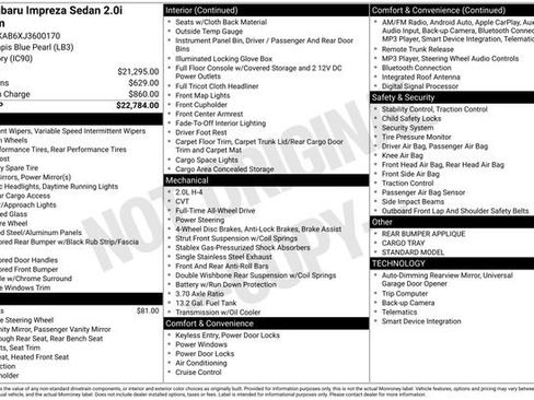 Used 2018 Subaru Impreza 2.0i Premium image 40