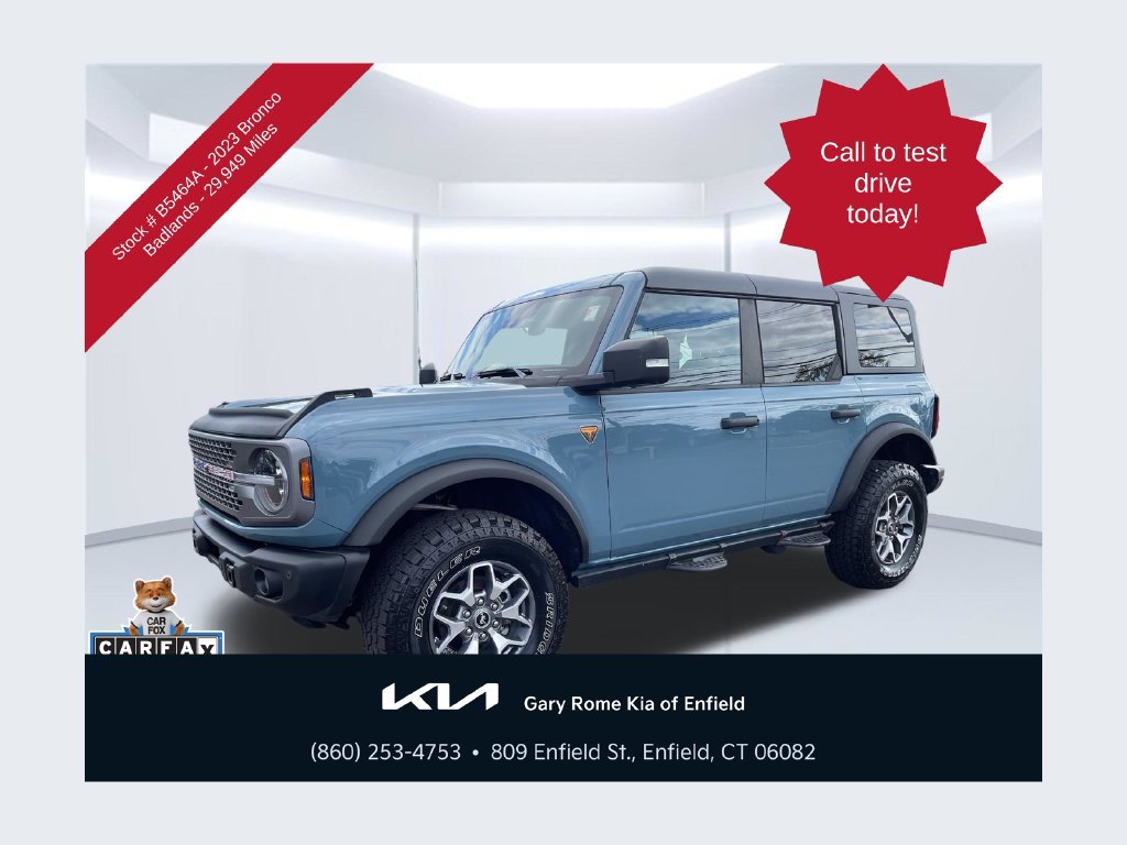 Used 2023 Ford Bronco Badlands AWD/4WD 360° Tour